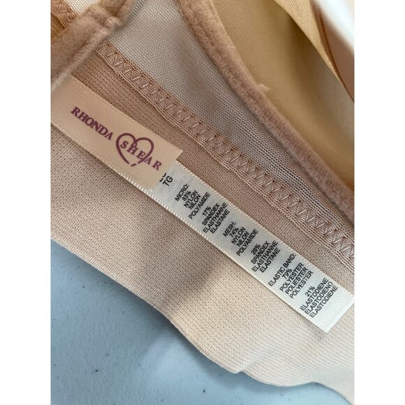 Rhonda Shear 2 Pk Molded Cup Bra with Wrap Back Size XL Black Beige Lounge 533.9 - Picture 3 of 8